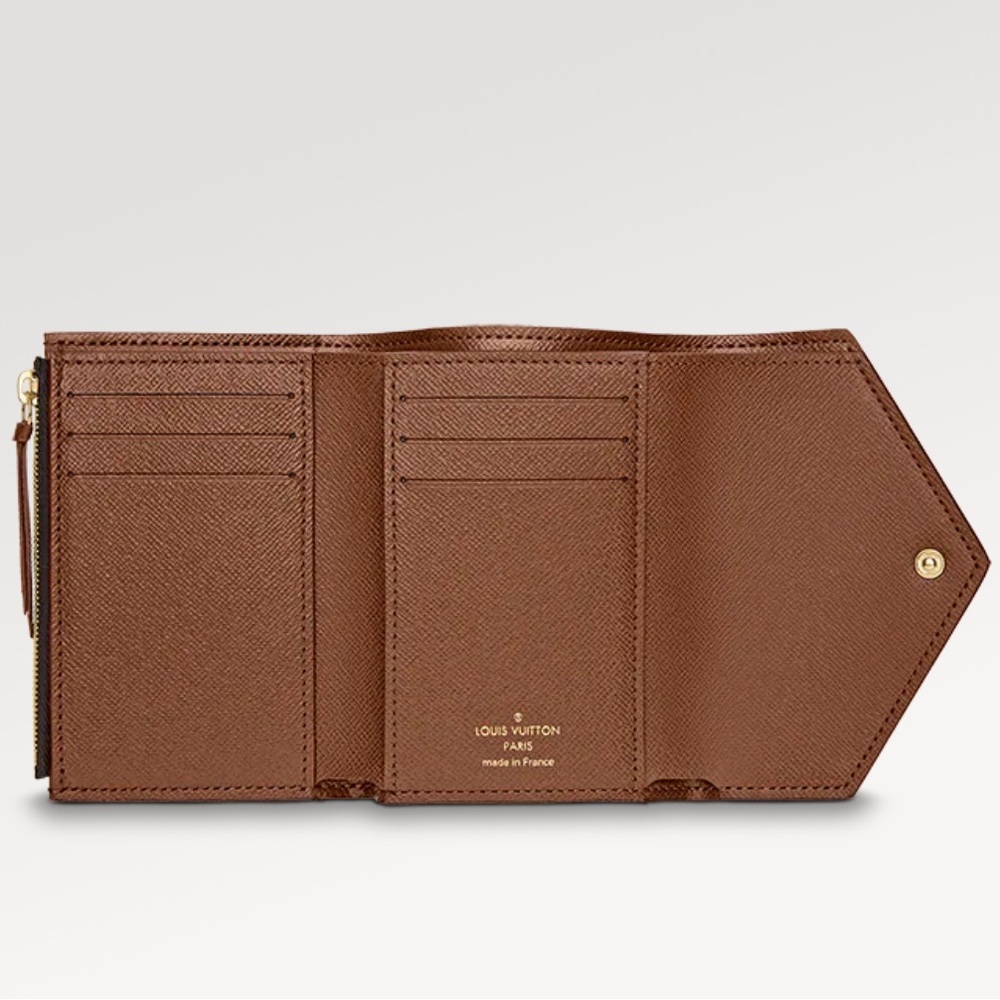 ❌SOLD❌ Authentic Louis Vuitton Monogram Canvas Victorine Wallet Armagnac - Picture 2 of 16